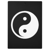 Porte-bloc Symbole Yin Yang - tatouage solide design 2 (Dos)