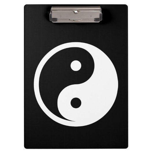 Porte-bloc Symbole Yin Yang - tatouage solide design 2 (Devant)