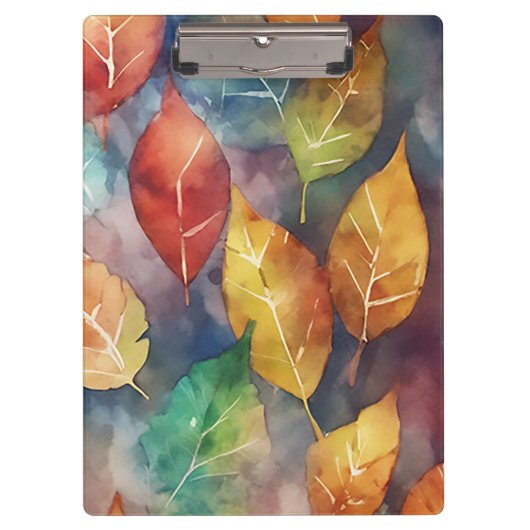 Porte-bloc Symphonie Automnale de Couleurs (Devant)