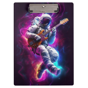 Porte-bloc Symphonie du vide   Astronaute de Neon Cyberpunk