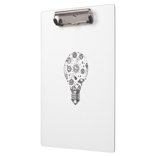 Porte-bloc Système solaire Doodle en bulbe (Gauche)