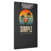 Porte-bloc T-shirt Simple Sunset - Tropical vibes design (Swatch)
