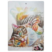 Porte-bloc Tabby tabbies Cute Chat chats Carnet aquarelle (Dos)