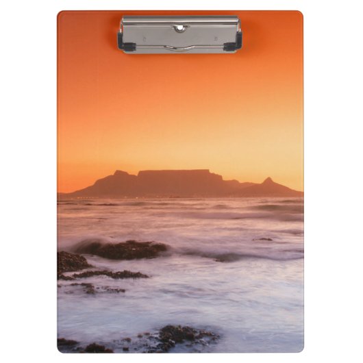 Porte-bloc Table Mountain au coucher du soleil, Bloubergstran (Devant)