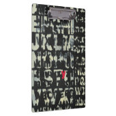 Porte-bloc Tableau alphabétique de Norman Wyatt (Swatch)