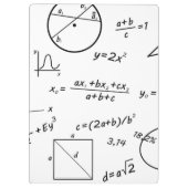 Porte-bloc Tableau blanc de maths (Dos)