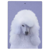 Porte-bloc Tableau blanc standard de caniche - Art original d (Dos)