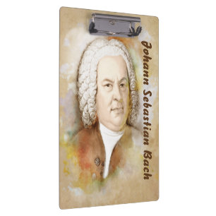 Porte-bloc Tableau de bord avec Johann Sebastian Bach