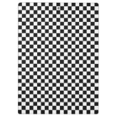 Porte-bloc Tableau de bord classique noir et blanc par STaylo (Dos)