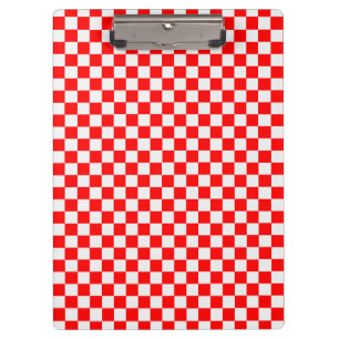Porte-bloc Tableau de bord classique rouge et blanc par STayl