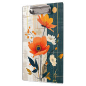 Porte-bloc Tableau de fleurs sur support mixte (Gauche)