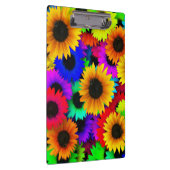 Porte-bloc Tableau joyeux de tournesols colorés (Swatch)