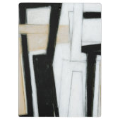 Porte-bloc Tableau noir et blanc Abstrait (Dos)