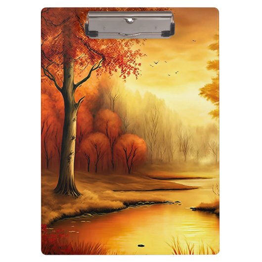 Porte-bloc Tableau Paysage Automne-87546 (Devant)