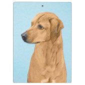 Porte-bloc Tableau Rhodesian Ridgeback - Art Chien original (Dos)