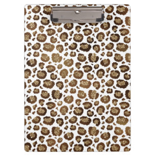 Porte-bloc Taches de léopard Animaux sauvages Safari paillett