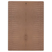 Porte-bloc Tan Alligator Texture Imprimer (Dos)