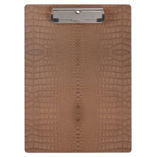 Porte-bloc Tan Alligator Texture Imprimer (Devant)