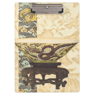 Porte-bloc Tapisserie asiatique avec la conception de cuvette