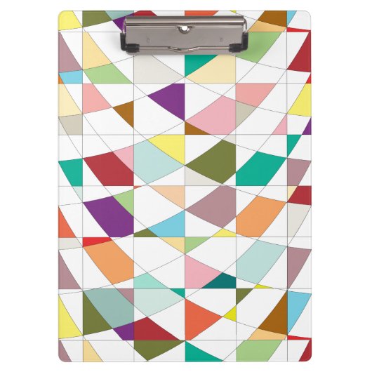 Porte-bloc Tapisserie aux couleurs Abstraites (Devant)