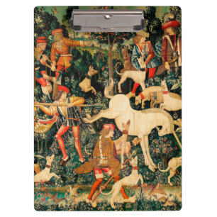 Porte-bloc Tapisseries de licorne Classique médiéval défend l