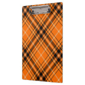 Porte-bloc Tartan orange d'Halloween (Gauche)