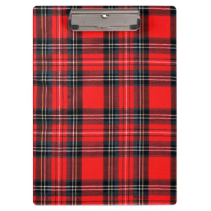 Porte-bloc Tartan royal vintage