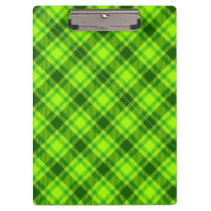 Porte-bloc Tartan vert À damiers Motif plaid-57578