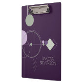 Porte-bloc Tattoos | Marque Bohémienne violet verte (Gauche)