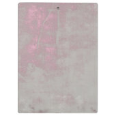 Porte-bloc Taureau et Rose gris rose rustique (Dos)