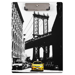 Porte-bloc Taxi jaune modèle Brooklyn Bridge New York