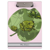 Porte-bloc Teaching 2nd Grade is Toad-ally awesome Clipboard (Devant)