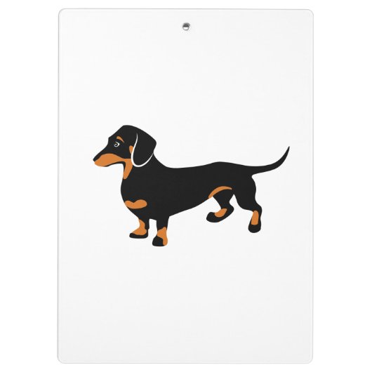 Porte-bloc Teckel mignon - chien de Doxie (Dos)