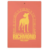 Porte-bloc Ted Lasso | AFC Richmond Gold Arched Logo (Dos)