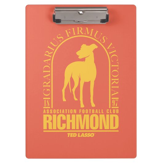 Porte-bloc Ted Lasso | AFC Richmond Gold Arched Logo (Devant)