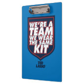 Porte-bloc Ted Lasso | We're A Team Typography Graphic (Gauche)