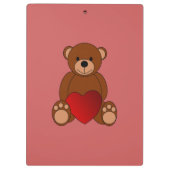Porte-bloc Teddy Love (Dos)