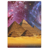 Porte-bloc tempête cosmique au-dessus de l'égypte (Dos)