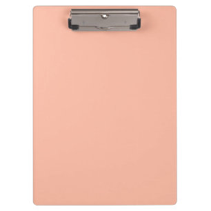 Porte-bloc Tendance Couleur - Presse-papiers Uni pêche douce