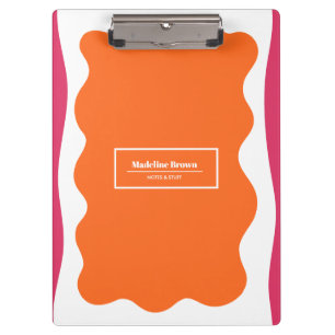 Porte-bloc Tendance Mignonne Abstraite Élégante Personnalisée