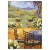 Porte-bloc Terrasse de campagne (Dos)