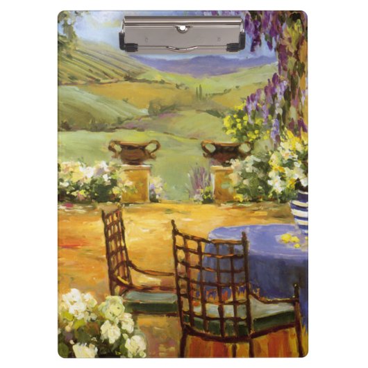 Porte-bloc Terrasse de campagne (Devant)