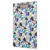 Porte-bloc Terrazzo motif en pierre design Bleu, Noir, Vert (Gauche)