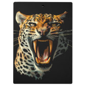 Porte-bloc Tête d'attaque du léopard (Dos)