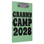 Porte-bloc Texte du camp de Granny (Swatch)