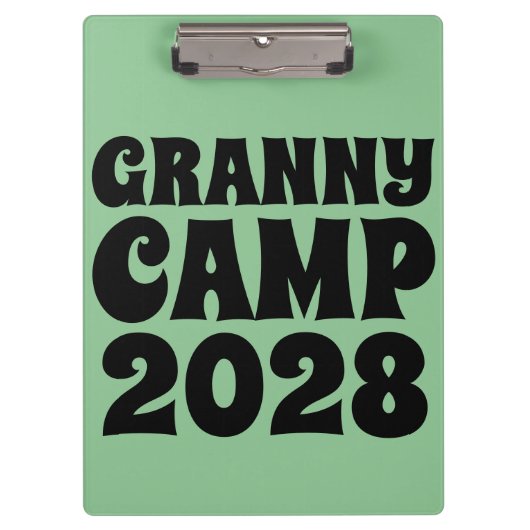 Porte-bloc Texte du camp de Granny (Devant)