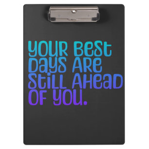 Porte-bloc Texte Inspirant Vos Meilleurs Jours