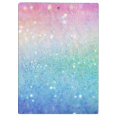 Porte-bloc Texte personnalisé/ Unicorne blanche Séquences de (Dos)