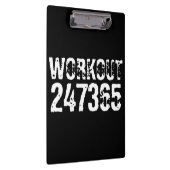 Porte-bloc Texte usé et rayé Workout 247365 blanc (Swatch)