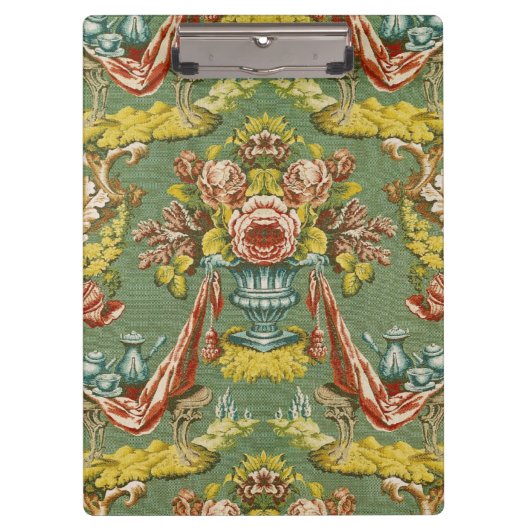 Porte-bloc Textile avec un motif floral de répétition (Devant)